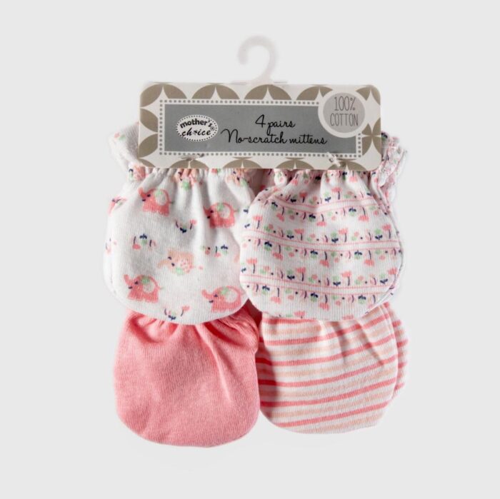 Mother's Choice 4 Pack Mittens - Offspring