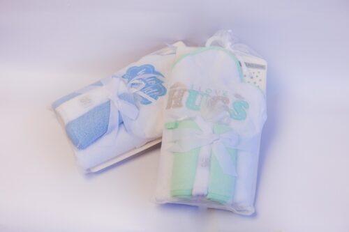 Mother's Choice Hooded Cotton Towel with 3 Soft Facetowels - Offspring